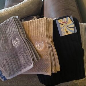 New Bath Towels - Set of 4 - Chaps Quick Dry & Real Living Vintage Vibes